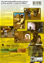 
Counter-Strike | Xbox | back cover | Region: North America | source-country=United States | Data by MobyGames.com