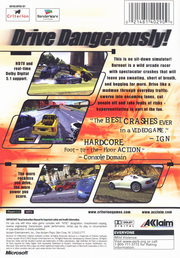 
Burnout | Xbox | back cover | Region: North America | source-country=United States | Data by MobyGames.com
