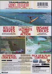 TransWorld Surf | Xbox | back cover | moby-0864dfda5080 | Data by MobyGames.com