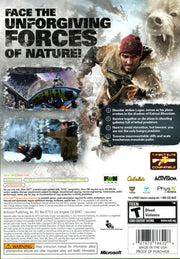 
Cabela's Survival: Shadows of Katmai | Xbox 360 | back cover | Region: North America | source-country=United States | Data by MobyGames.com