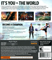 
Kinect Sports: Rivals | Xbox One | back cover | Region: North America | source-country=United States | Data by MobyGames.com
