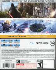 
Star Wars: Battlefront | PlayStation 4 | back cover | Data by MobyGames.com