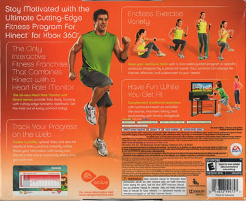 EA Sports Active 2 | Xbox 360 | back cover | region=North America | source-country=United States | zypher-v2 | moby-54cc72ec6119 | Data by MobyGames.com