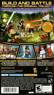 
LEGO Star Wars II: The Original Trilogy | PSP | back cover | Data by MobyGames.com