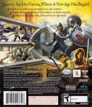 
The Chronicles of Narnia: Prince Caspian | PlayStation 3 | back cover | Region: North America | source-country=Canada,Mexico,United States | Data by MobyGames.com
