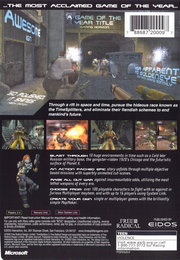 
TimeSplitters 2 | Xbox | back cover | Data by MobyGames.com