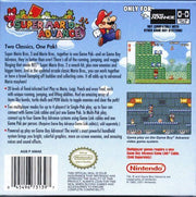 Super Mario Advance | Game Boy Advance | back cover | region=North America | source-country=United States | zypher-v2 | moby-fbf5f7704cba | Data by MobyGames.com