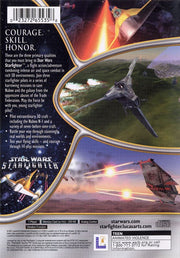 Star Wars: Starfighter | PlayStation 2 | back cover | region=North America | source-country=Canada,United States | zypher-v2 | moby-e27fadce346b | Data by MobyGames.com