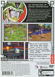 Dragon Ball Z: Sagas | PlayStation 2 | back cover | region=North America | source-country=United States | zypher-v2 | moby-5baea6213c8b | Data by MobyGames.com