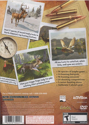 
Cabela's Trophy Bucks | PlayStation 2 | back cover | Region: North America | source-country=United States | Data by MobyGames.com