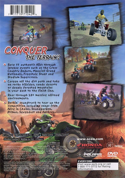 ATV Offroad Fury | PlayStation 2 | back cover | region=North America | source-country=Canada,United States | zypher-v2 | moby-5a6d0b7abcce | Data by MobyGames.com