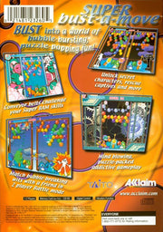 Super Bust-A-Move | PlayStation 2 | back cover | region=North America | source-country=Canada,United States | zypher-v2 | moby-9a5a05565192 | Data by MobyGames.com