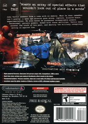
Second Sight | GameCube | back cover | Data by MobyGames.com