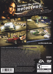 
Need for Speed: Most Wanted | PlayStation 2 | back cover | Data by MobyGames.com