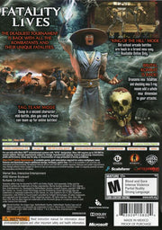 
Mortal Kombat | Xbox 360 | back cover | Data by MobyGames.com