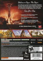 
Fallout: New Vegas | Xbox 360 | back cover | Data by MobyGames.com