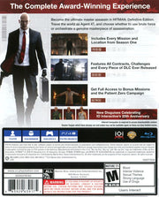 
Hitman: Definitive Edition | PlayStation 4 | back cover | Data by MobyGames.com