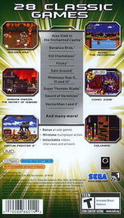 
Sega Genesis Collection | PSP | back cover | Region: North America | source-country=United States | Data by MobyGames.com