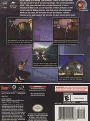 
Carmen Sandiego: The Secret of the Stolen Drums | GameCube | back cover | Data by MobyGames.com