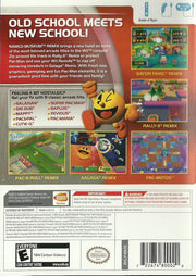 Namco Museum Remix | Wii | back cover | region=North America | source-country=United States | zypher-v2 | moby-a2516ac0bbf8 | Data by MobyGames.com