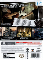 Tom Clancy's Splinter Cell: Double Agent | Wii | back cover | region=North America | source-country=United States | zypher-v2 | moby-6e47801e95aa | Data by MobyGames.com