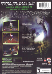 
Disney's The Haunted Mansion | Xbox | back cover | Data by MobyGames.com