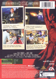 007: From Russia with Love | Xbox | back cover | region=North America | source-country=United States | zypher-v2 | moby-989a47870c0b | Data by MobyGames.com