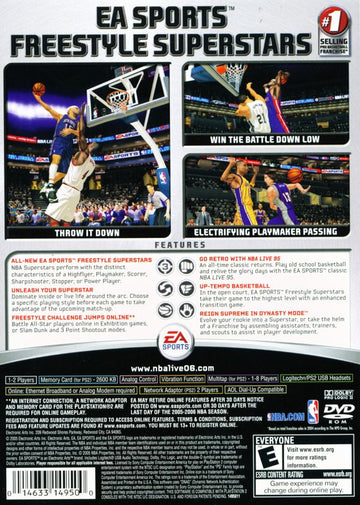 NBA Live 06 | PlayStation 2 | back cover | region=North America | source-country=United States | zypher-v2 | moby-eb3cda2c6724 | Data by MobyGames.com