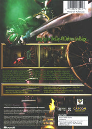 
Genma Onimusha | Xbox | back cover | Data by MobyGames.com