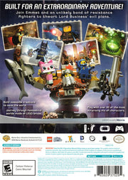 The LEGO Movie Videogame | Wii U | back cover | region=North America | source-country=United States | zypher-v2 | moby-b903f10107b2 | Data by MobyGames.com