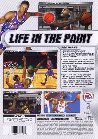 
NBA Live 2002 | PlayStation 2 | back cover | Region: North America | source-country=United States | Data by MobyGames.com