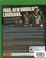 Mafia III | Xbox One | back cover | region=North America | source-country=Canada | zypher-v2 | moby-3464078ddddc | Data by MobyGames.com