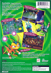 
Zapper: One Wicked Cricket! | Xbox | back cover | Region: North America | source-country=United States | Data by MobyGames.com