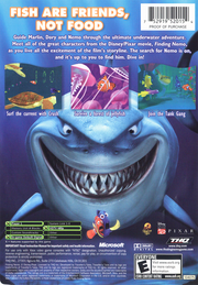 
Disney•Pixar Finding Nemo | Xbox | back cover | Data by MobyGames.com