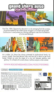 Grand Theft Auto: Vice City Stories | PSP | back cover | region=North America | source-country=United States | zypher-v2 | moby-72386942e6f7 | Data by MobyGames.com