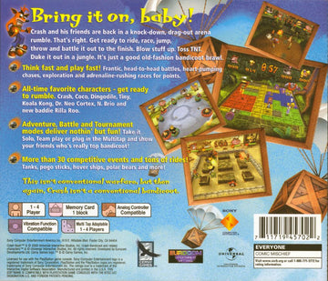 Crash Bash | PlayStation | back cover | region=North America | source-country=United States | zypher-v2 | moby-0b6399a79629 | Data by MobyGames.com