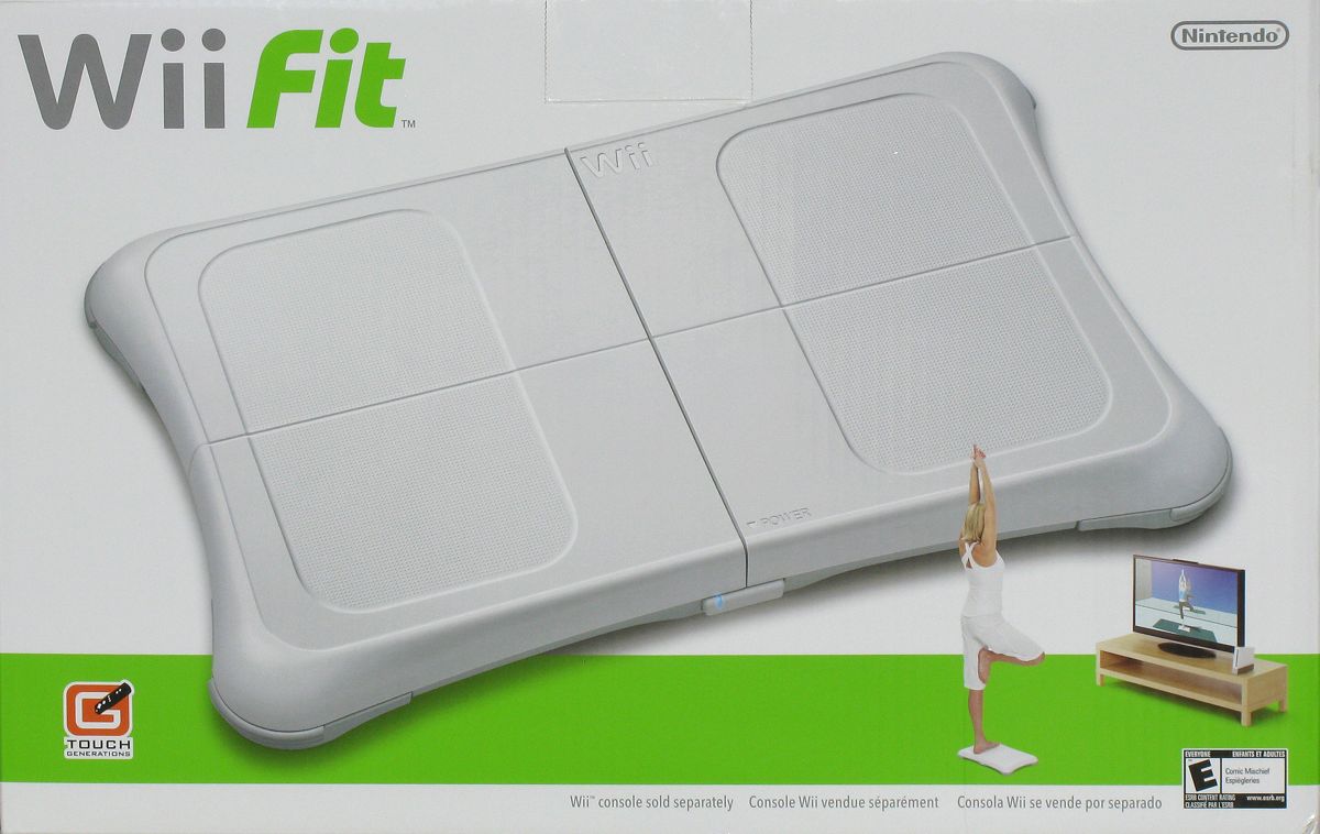 
Wii Fit | Wii | back cover | Region: North America | source-country=Canada,Mexico,Other,United States | Data by MobyGames.com
