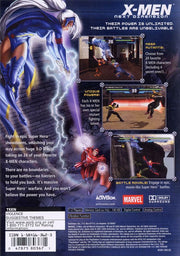 
X-Men: Next Dimension | PlayStation 2 | back cover | Region: North America | source-country=Canada,United States | Data by MobyGames.com