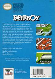 
Paperboy | NES | back cover | Data by MobyGames.com