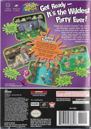 Nickelodeon Party Blast | GameCube | back cover | region=North America | source-country=Canada,United States | zypher-v2 | moby-4f6f90fec080 | Data by MobyGames.com