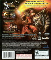 
Conan | PlayStation 3 | back cover | Region: North America | source-country=Canada,Mexico,United States | Data by MobyGames.com