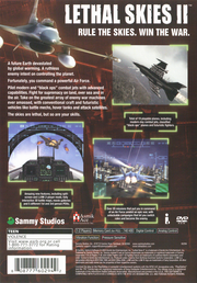 
Lethal Skies II | PlayStation 2 | back cover | Data by MobyGames.com
