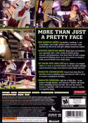 Rumble Roses XX | Xbox 360 | back cover | region=North America | source-country=United States | zypher-v2 | moby-bc3237d2c6fe | Data by MobyGames.com