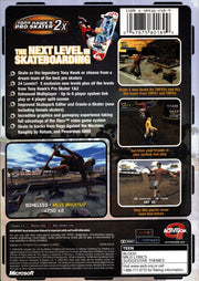 
Tony Hawk's Pro Skater 2x | Xbox | back cover | Data by MobyGames.com