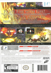 Dragon Blade: Wrath of Fire | Wii | back cover | region=North America | source-country=Canada,United States | zypher-v2 | moby-93b5f1c1a7d3 | Data by MobyGames.com