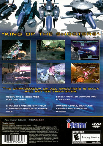 
R-Type Final | PlayStation 2 | back cover | Data by MobyGames.com