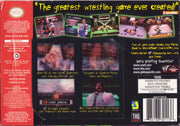 
WWF WrestleMania 2000 | Nintendo 64 | back cover | Data by MobyGames.com