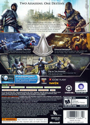 Assassin's Creed: Revelations | Xbox 360 | back cover | region=North America | source-country=Canada,United States | zypher-v2 | moby-3251008bffe1 | Data by MobyGames.com