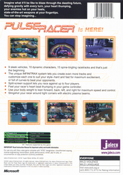 
Pulse Racer | Xbox | back cover | Data by MobyGames.com