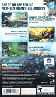 
Tom Clancy's Ghost Recon: Advanced Warfighter 2 | PSP | back cover | Data by MobyGames.com